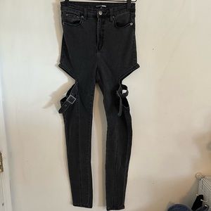 Fashion Nova Black Jeans Size 3